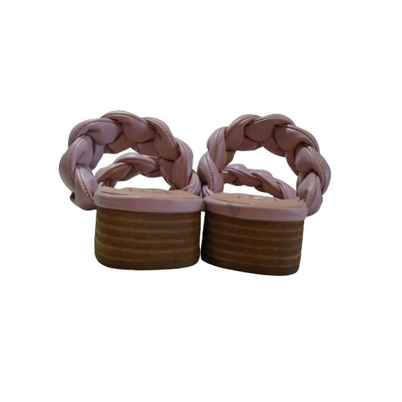 Shu Shop Braided Slide Slip on Sandal Blush Pink SZ 9 - Picture 4 of 8